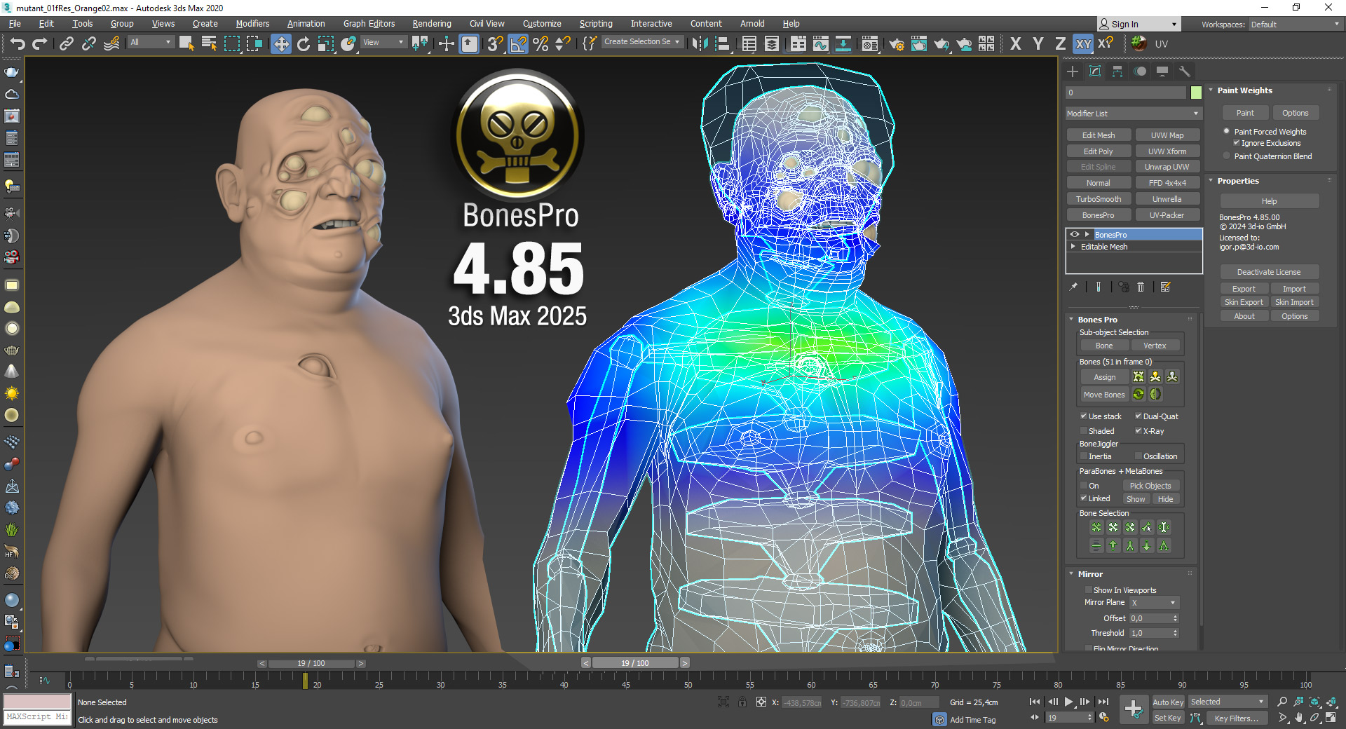 BonesPro 4.85 for Autodesk 3ds Max 2025